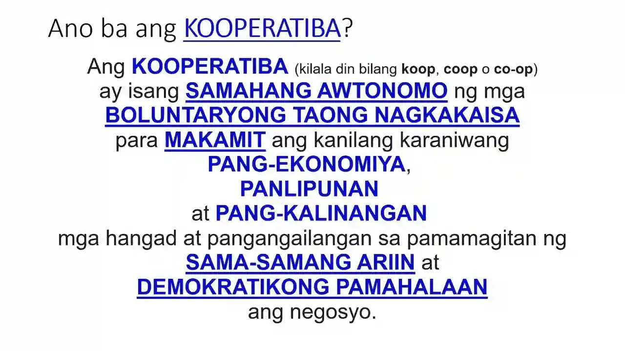 What is Cooperative?